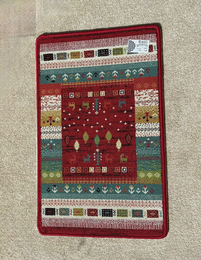 سجاد داخلي متعدد الألوان مقاس 50 × 80 سم