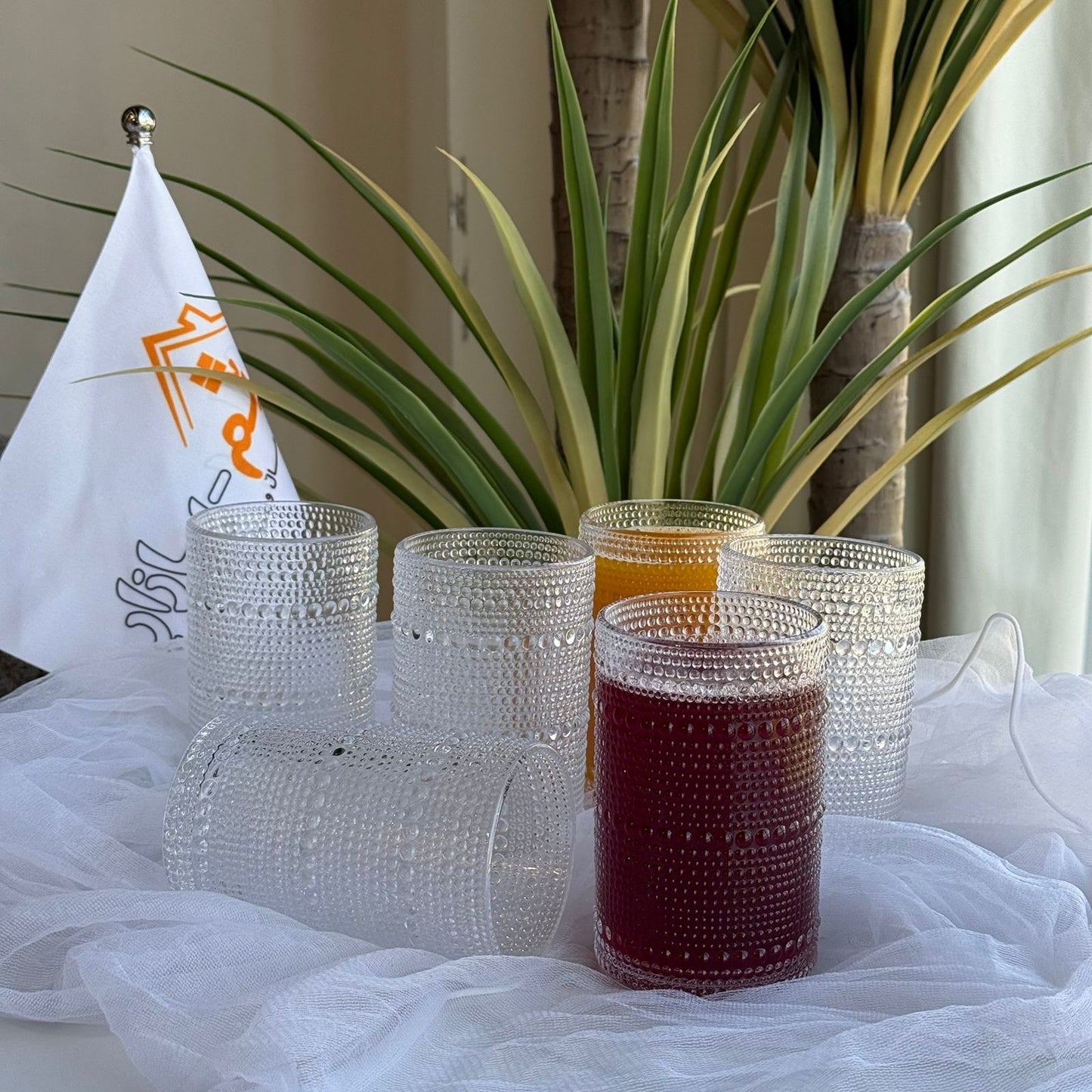 Modern Clear Glassware Set