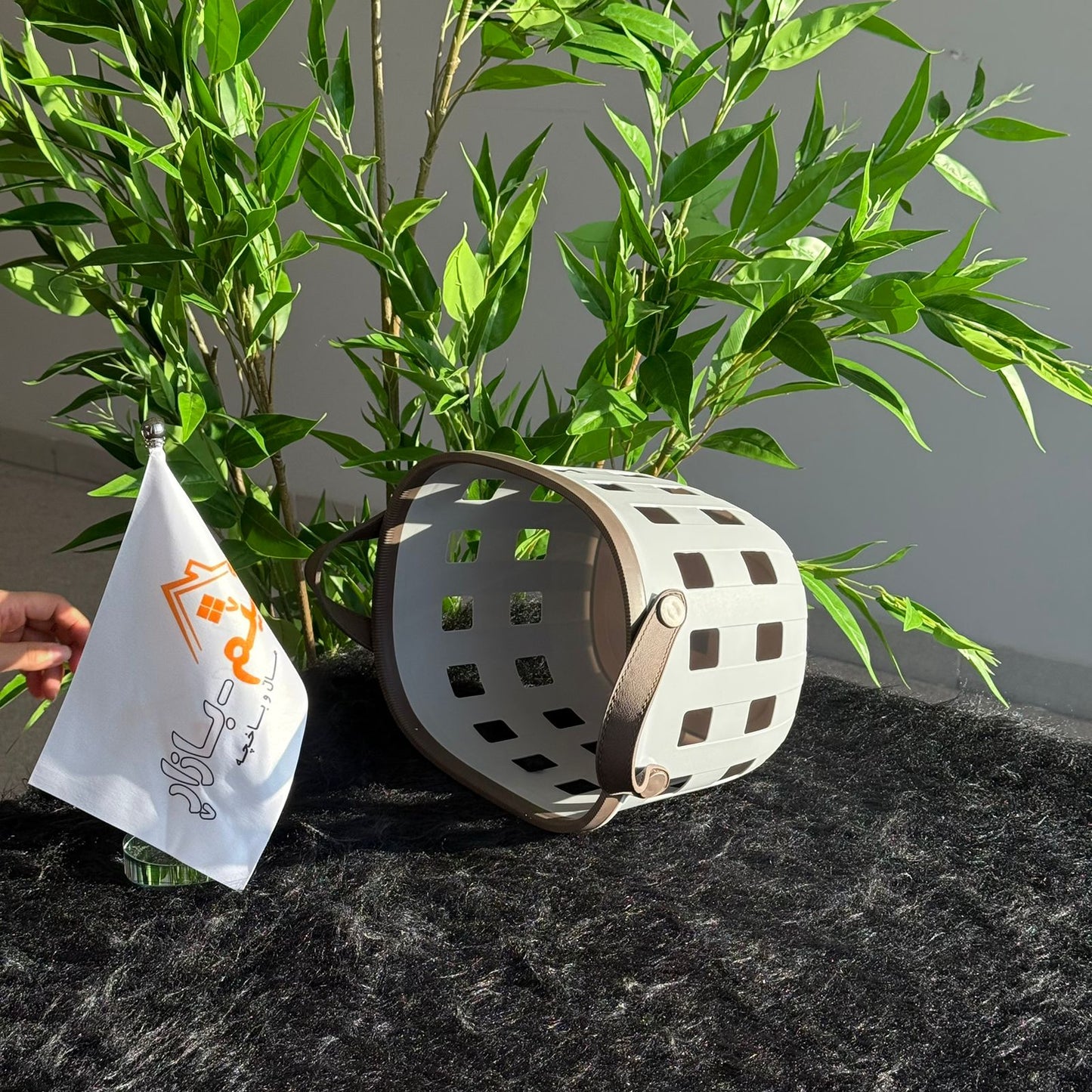 سلال تخزين متينة متعددة الأغراض بمقابض