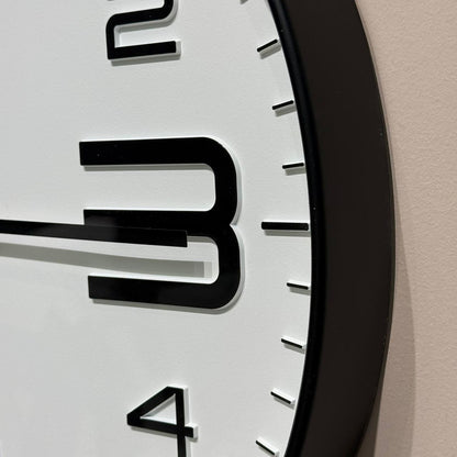 Black & White Round Wall Clock