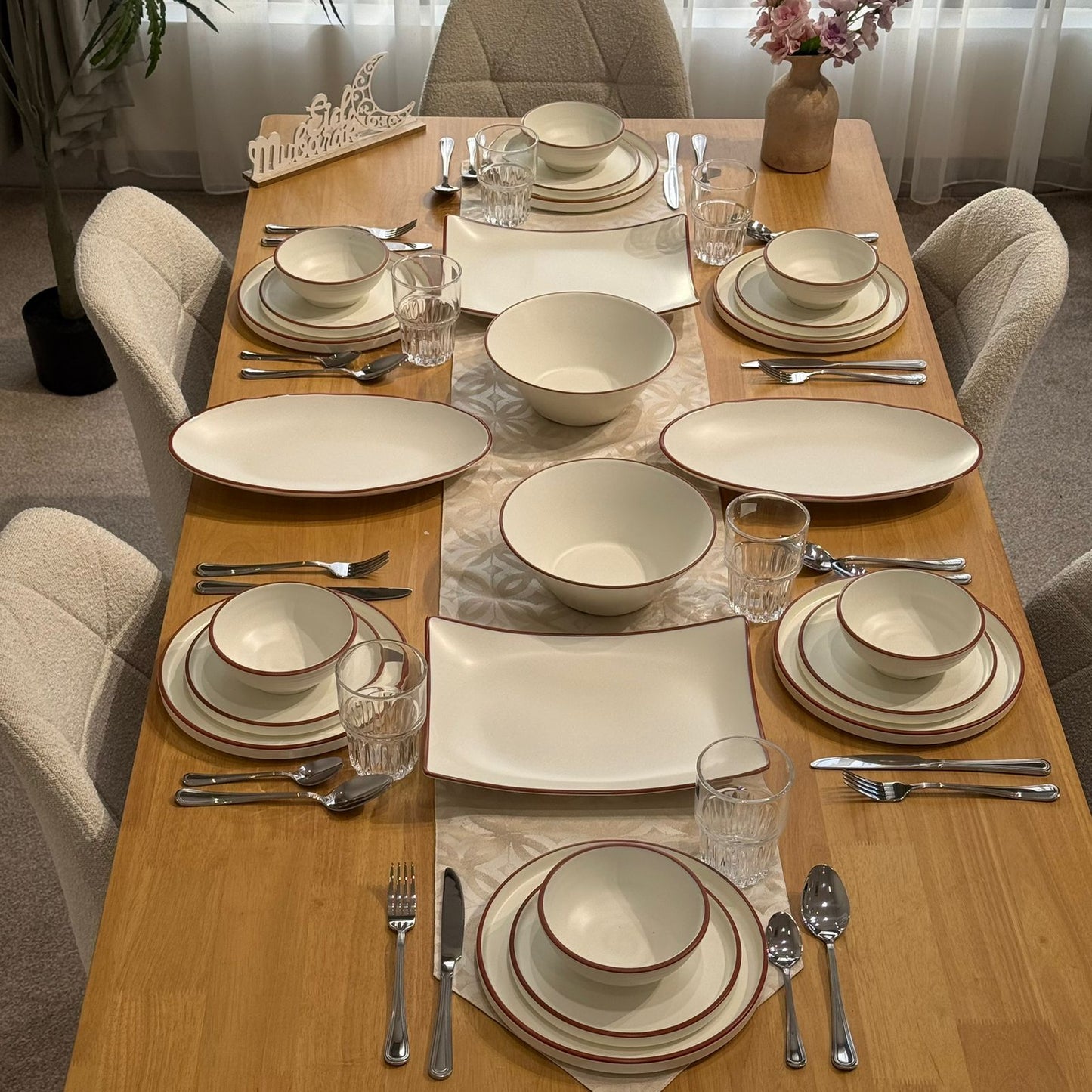 Modern Luxury Melamine Dinnerware Collection