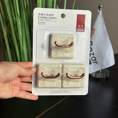 Set Of Strong Adhesive Wall Hooks