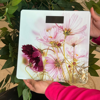 Elegant Multi-Color Glass Digital Scale