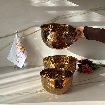 Bronze Aura Hammered Bowl