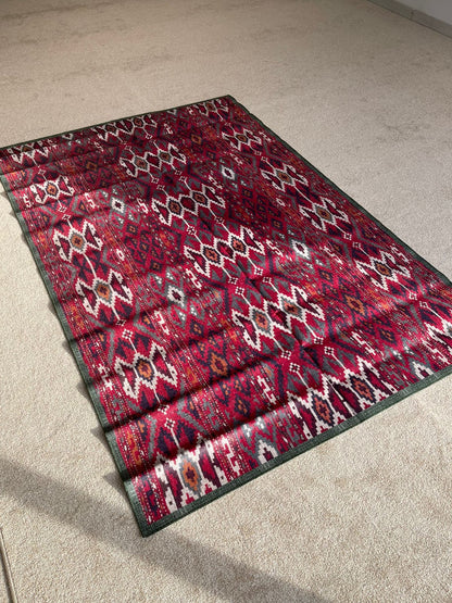سجادة رحلات داخلية/خارجية بنسيج جلدي مقاس 2.25×1.5سم