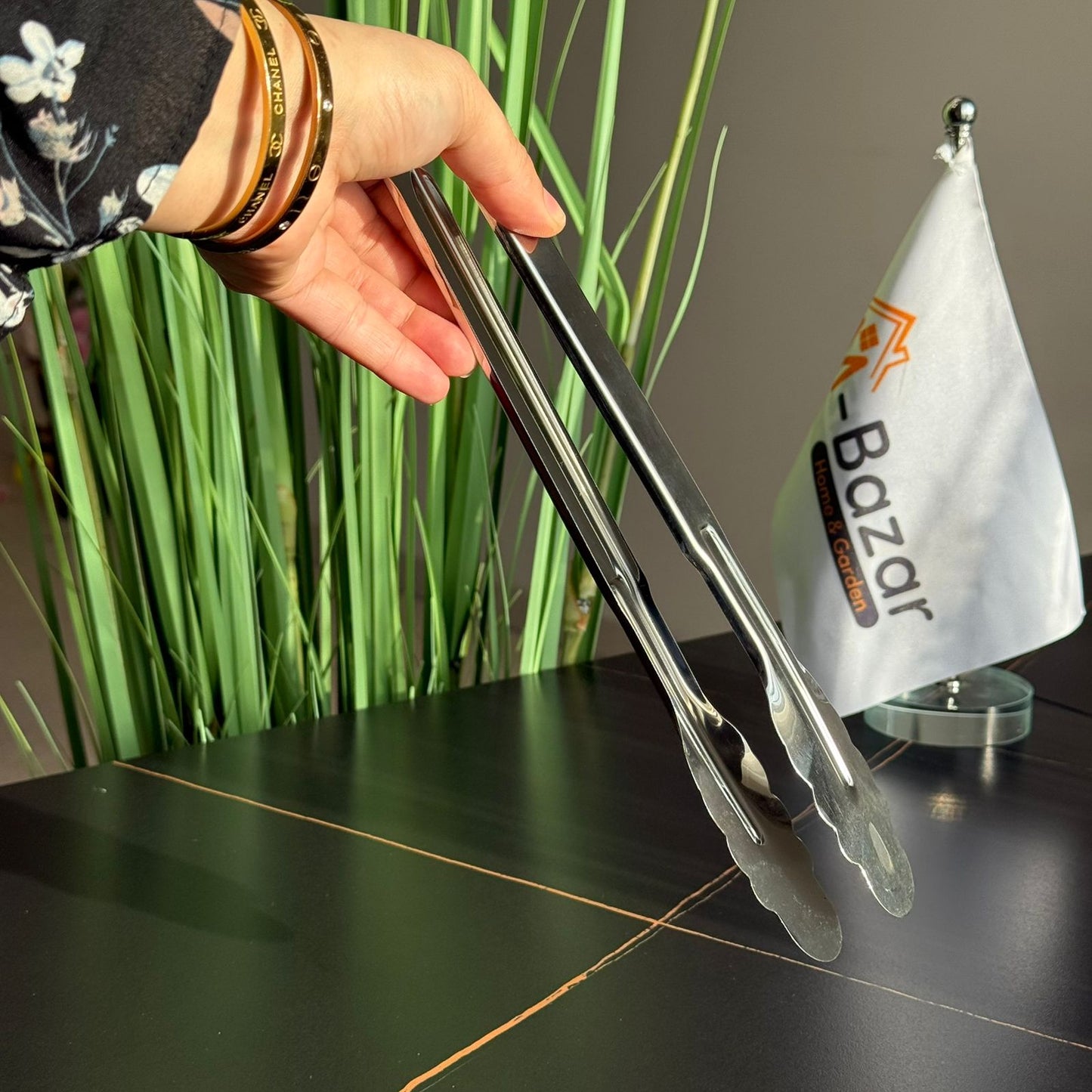 ملقط مطبخ ستانلس ستيل