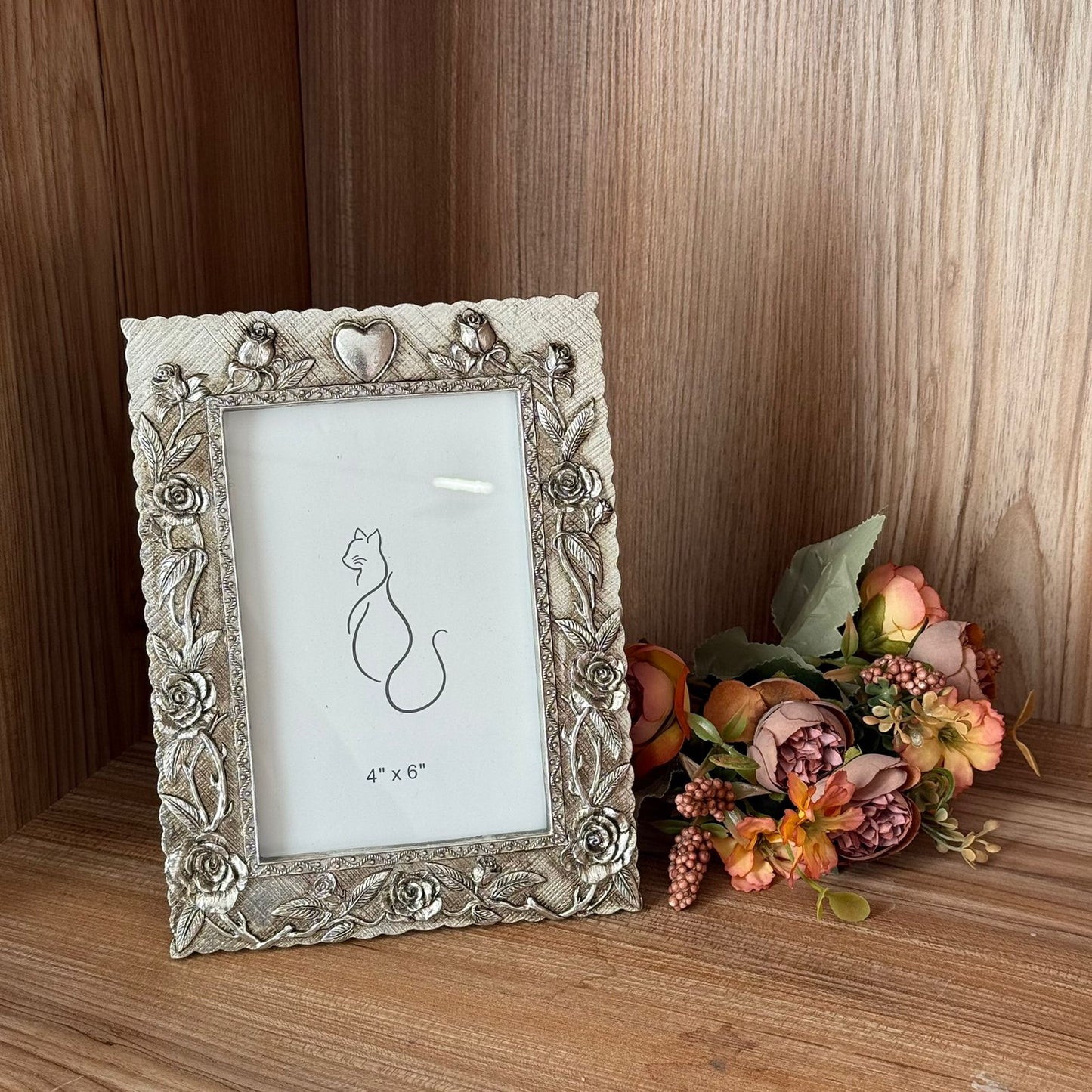 Vintage Floral Photo Frame