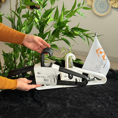 علّاقات ملابس بلاستيكية - طقم من 3 قطع