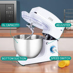 8L Powerful Stainless Steel Stand Mixer