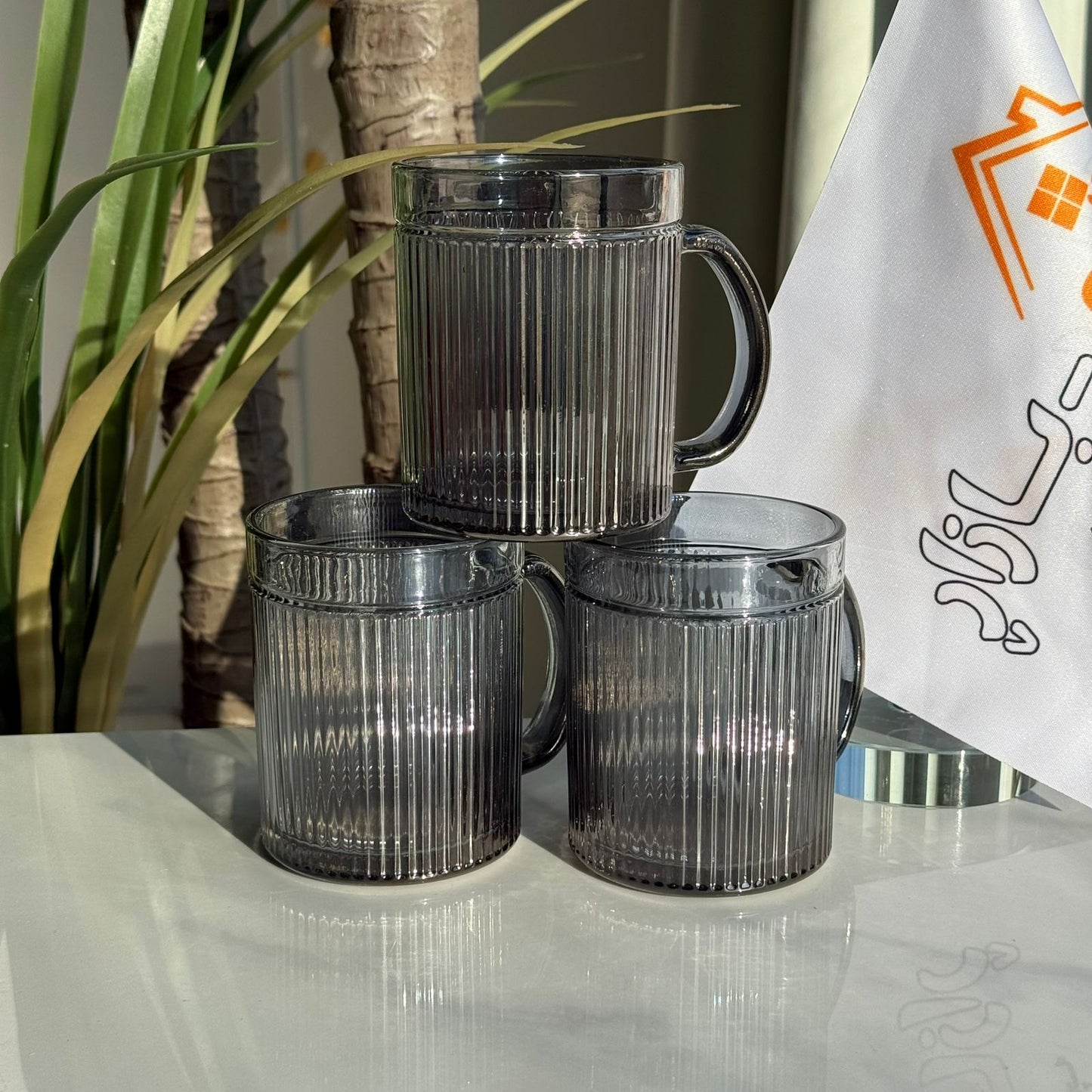 Luxury Black Tea Cups - Set Of 3