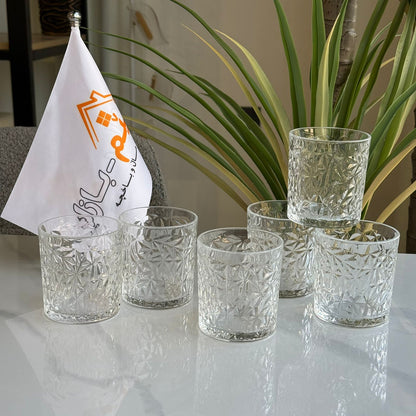 6-peices elegant glassware collection