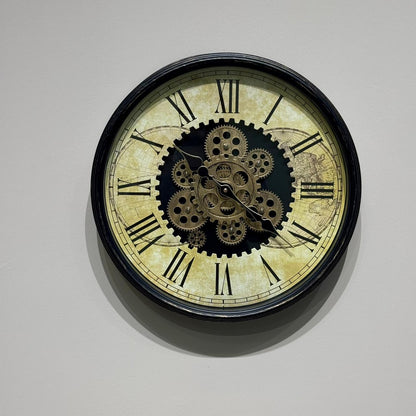 Vintage Dual-Style Clock – Roman and Standard Numerals