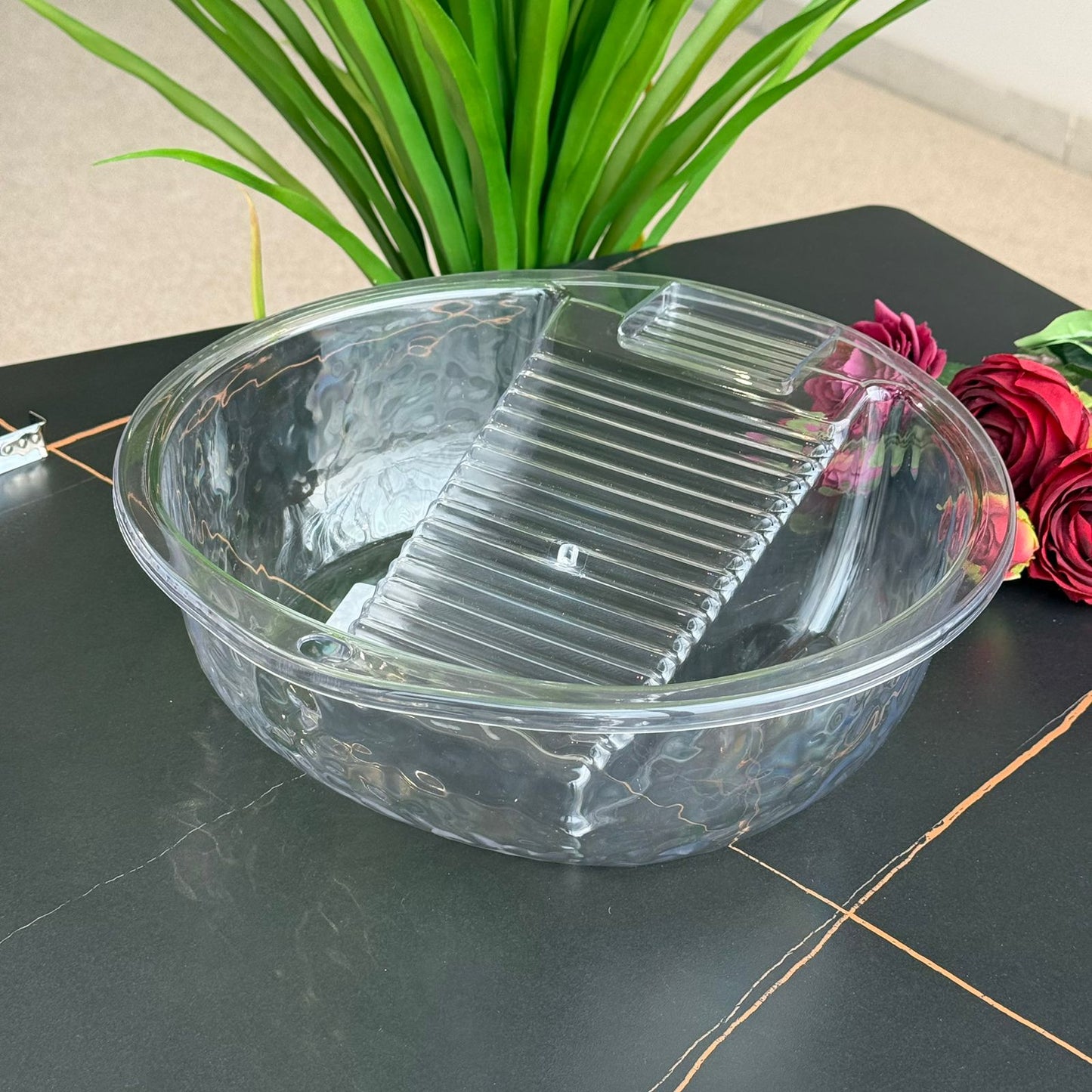 حوض غسيل متعدد الاستخدامات مع لوح غسيل مدمج