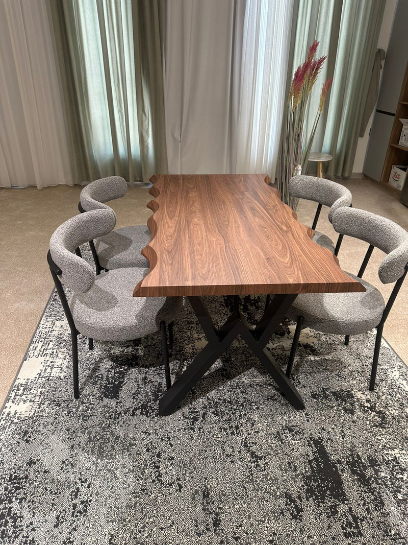 160cm Konel Table & Tina Chairs Indoor Set