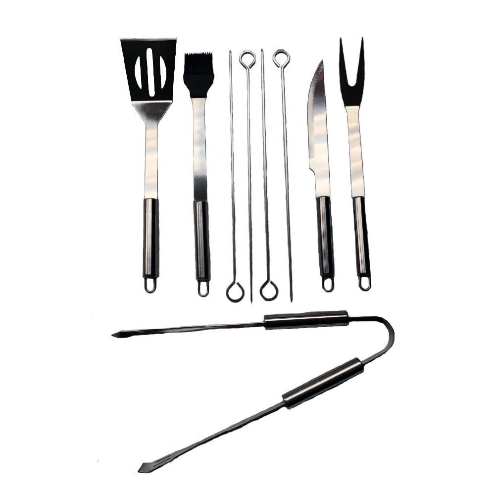Stainless Steel BBQ Grill Tool Set with Carry Case