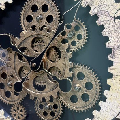 Vintage Dual-Style Clock – Roman and Standard Numerals