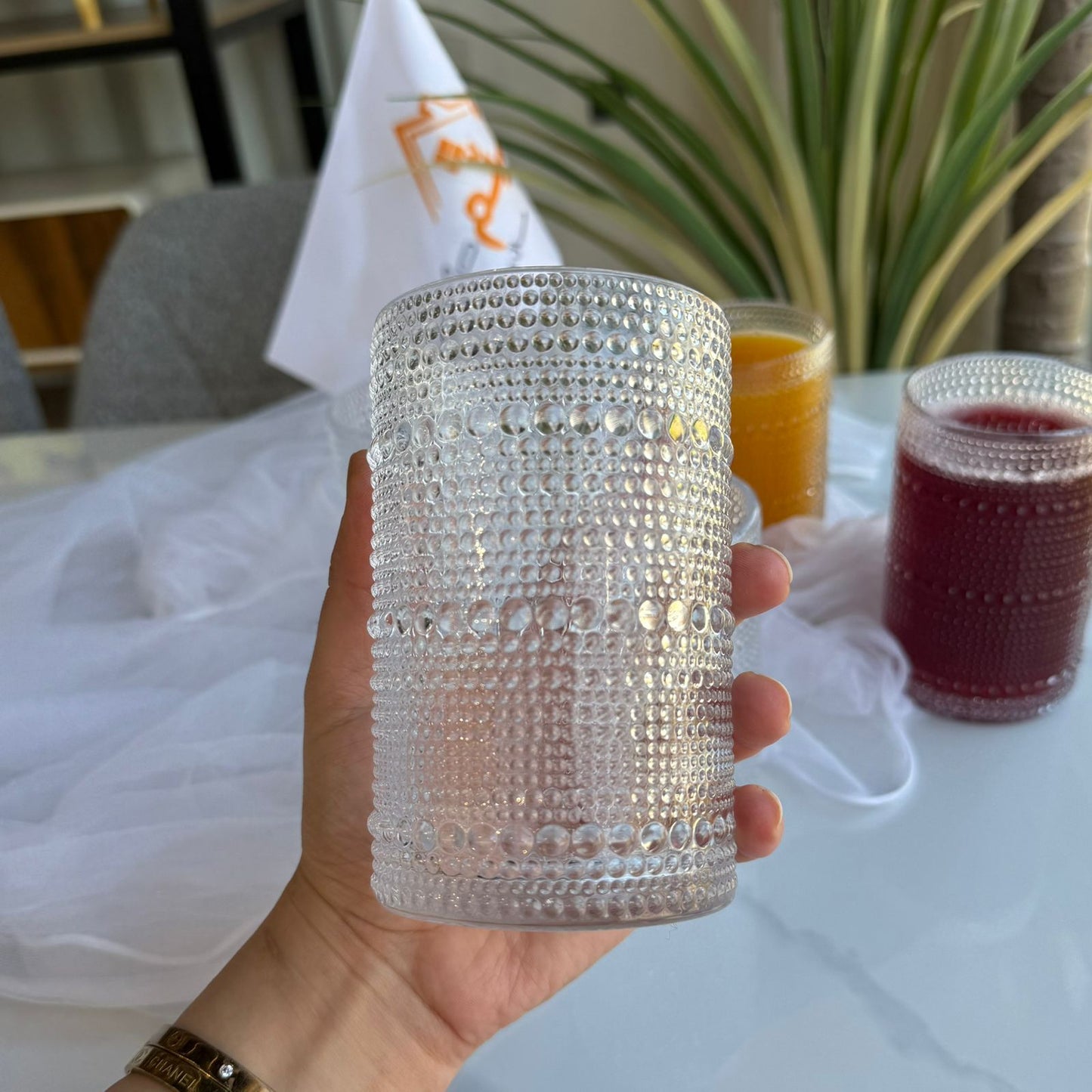 Modern Clear Glassware Set