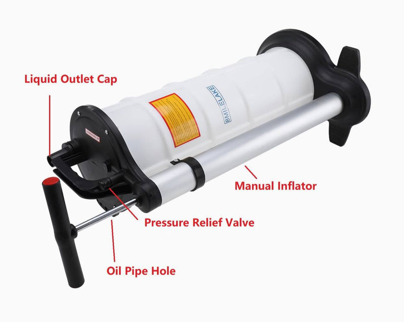 9L Manual Fluid Extractor Vacuum