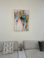 70x100 Hand Painted Gorgeous Arts with Frame