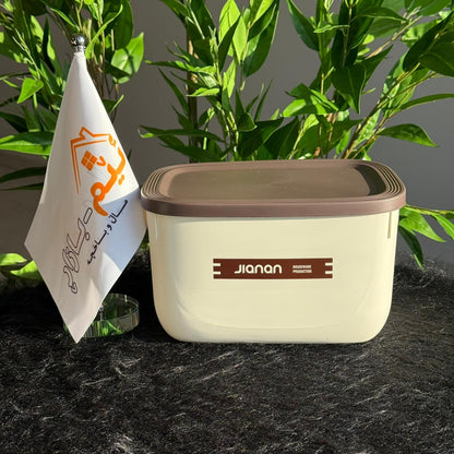 صناديق تخزين متعددة الأغراض بحجمين مع غطاء