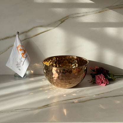 Bronze Aura Hammered Bowl