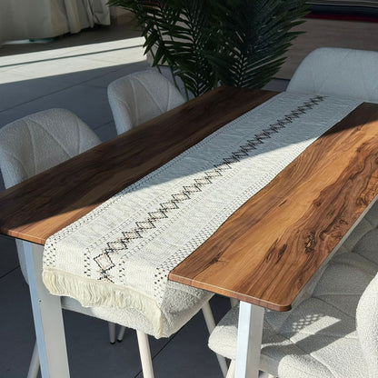 30 × 180 سم ڕاکەری مێزی سروشتی تواوە