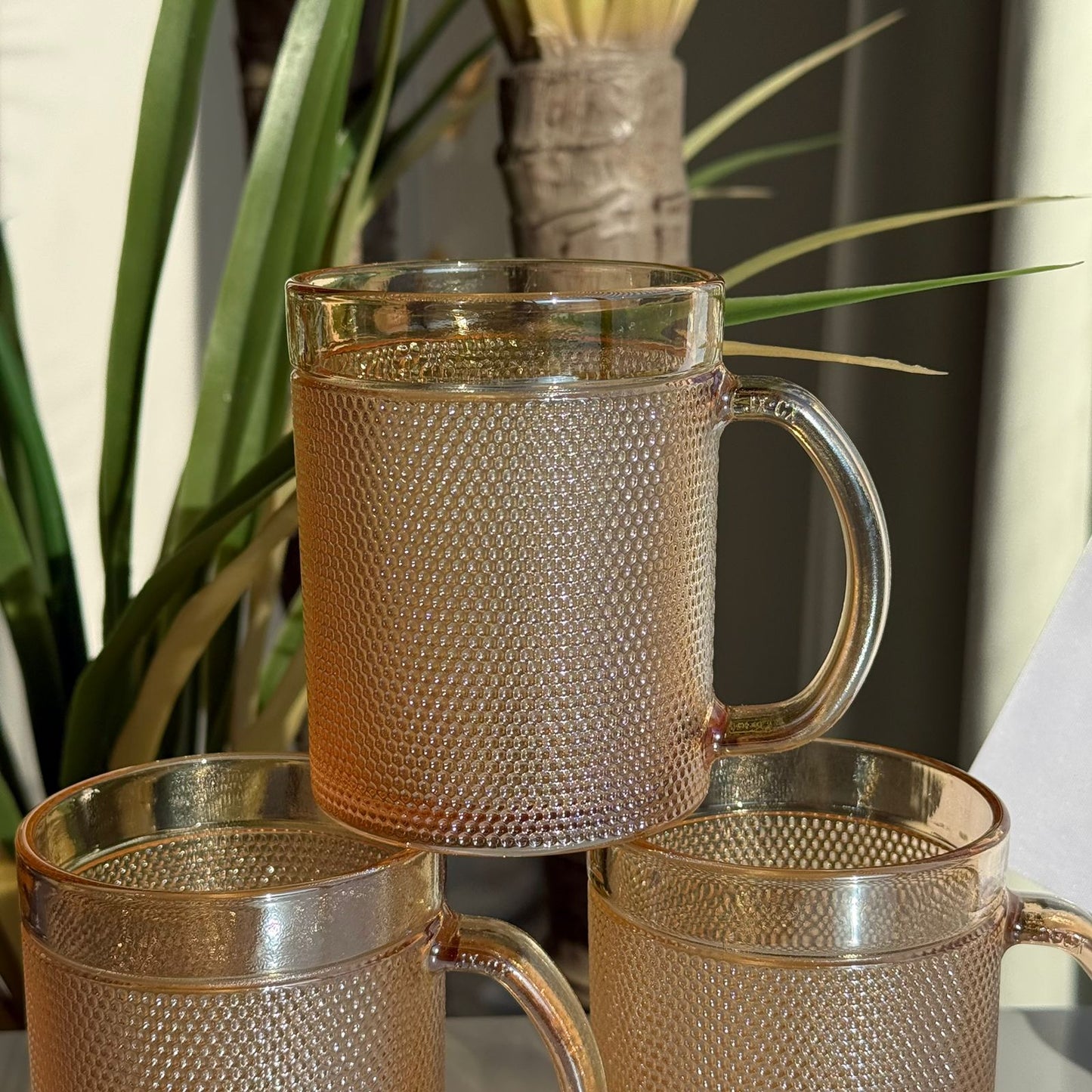 کوپی چای شووشەی ڕەسەن و شیک - سێتی ٣