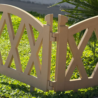 لوحة سياج حديقة شبكية مزخرفة