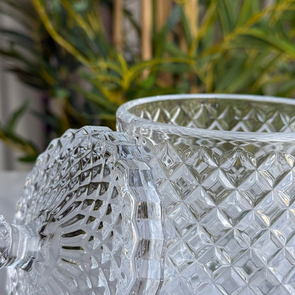 Storage Organizer Jar Glass with Lid