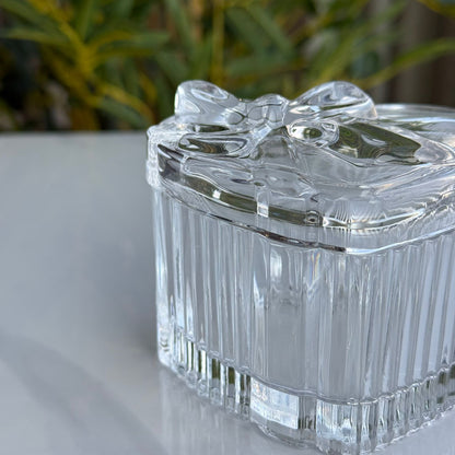Luxury Glass Table Accessory Box with Lid