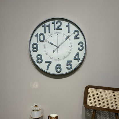 Classic Round Wall Clock With Large Numbers