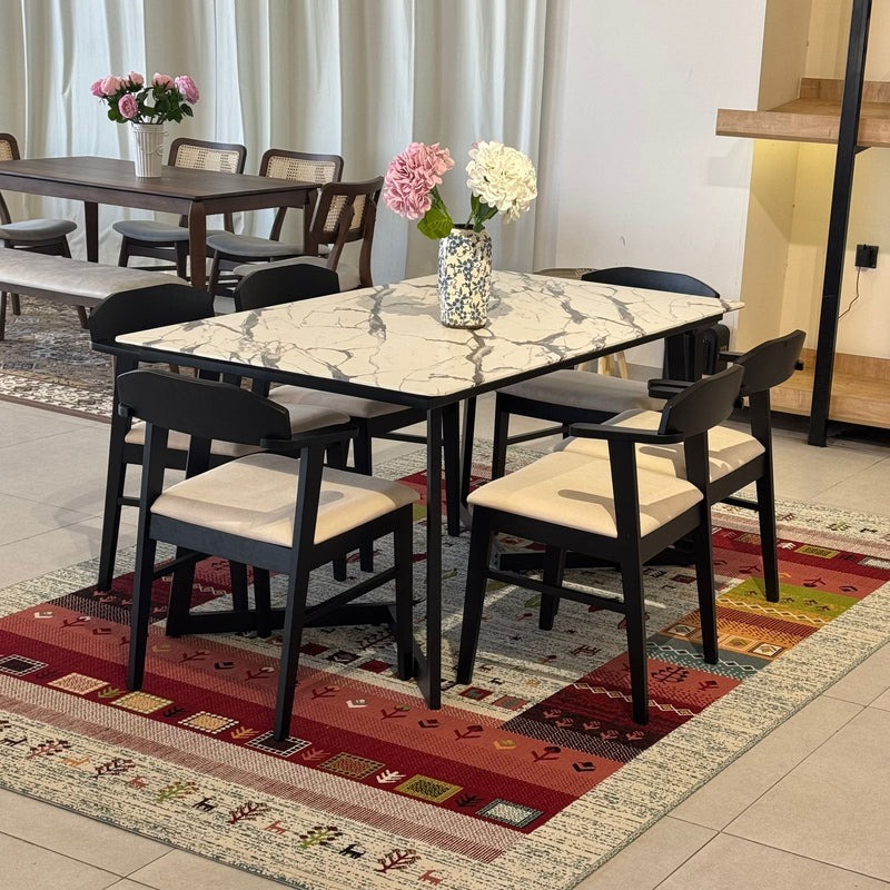 Vallen Versilia Table & DYLAN Chairs Indoor Set