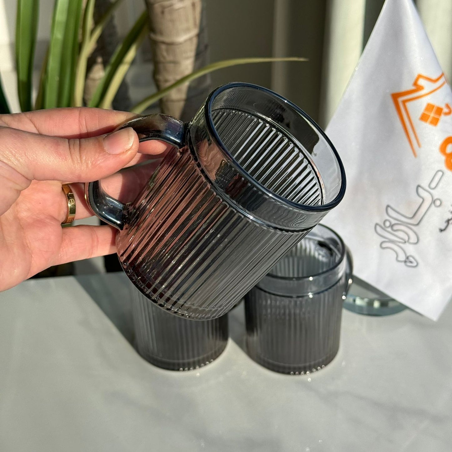 Luxury Black Tea Cups - Set Of 3