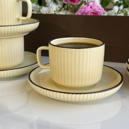 کوپ و دەفری قاوە سیرامیکی مۆدێرن – سێتی ٦