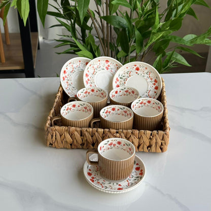 Elegance Design کوپ و سێتی دەفری قاوە