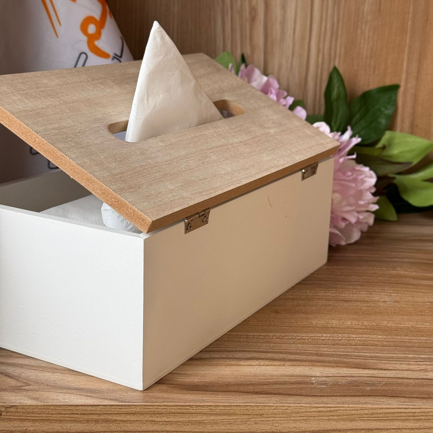 Elegant Wooden Tissue Box Cover