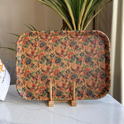 2Sized - Floral Pattern Serving Trays