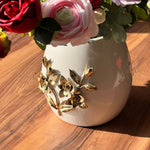 Decorative Golden Flower Vase