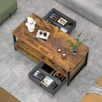Coffee Table with Storage Drawers
