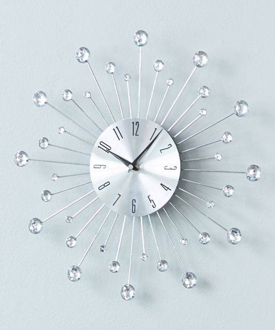 Wall Diamond Design Hanging Clock