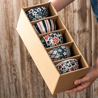 بۆیاخێکی نایاب بە شێوازی ژاپۆنی قاپی سیرامیک