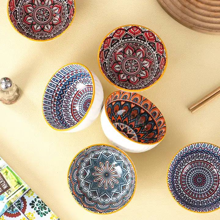 Ceramic Boho Style Bowl Set