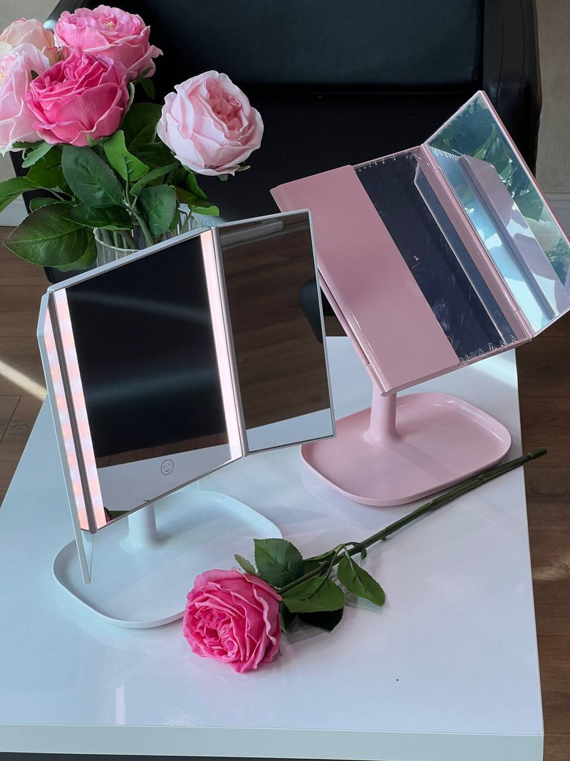Standing LED Makeup Mirror