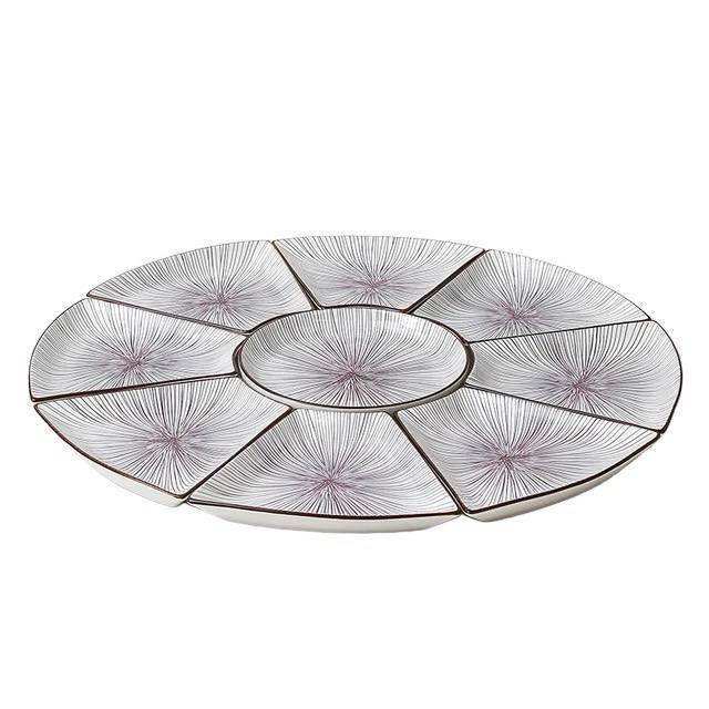 Platter Dish Set Ceramic Combination Tableware