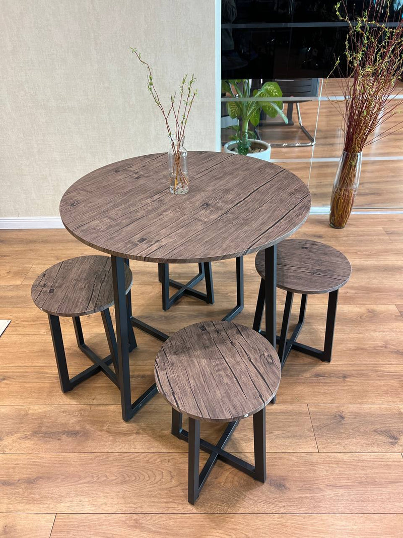 Modern Round Dining Table Set