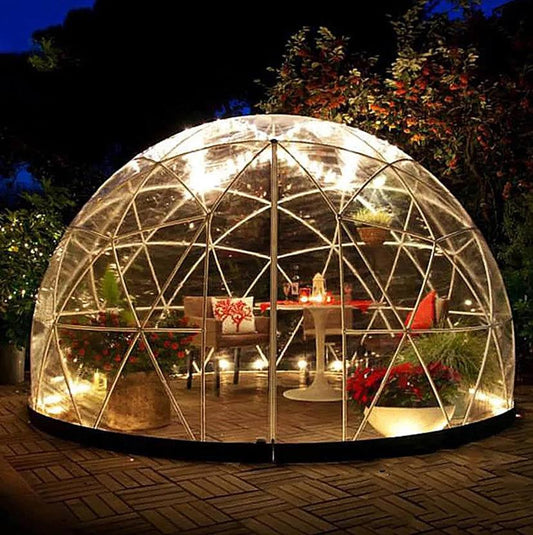 8-10 Person Garden Clear Camping Tent