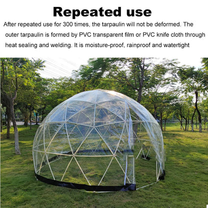 8-10 Person Garden Clear Camping Tent