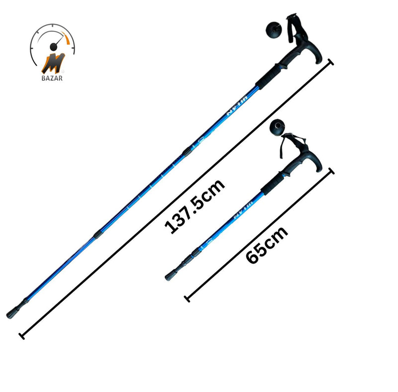 Aluminum Hiking Trekking Pole with Handle