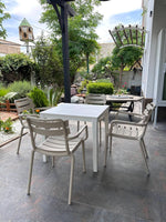 Hely Plastic Table & Zara Chair Outdoor Furniture Set