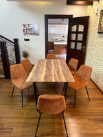 Egan Shesham Table & Luna Chairs Indoor Set